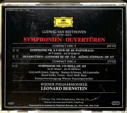 Beethoven & Bernstein - Symphonien 1-2-3-4-5-6-7-8 CD (İkinci El) CD5324 - 2