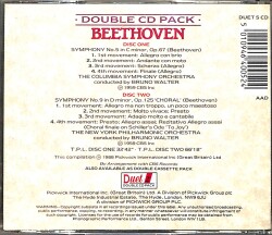 Beethoven - Symphony No. 5 and 9 CD (İkinci El) CD5544 - 2