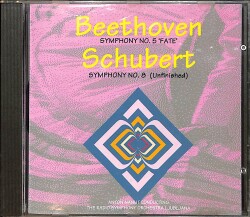Beethoven Symphony No.5 Fate Schubert Symphony No.8 (Unfinished) CD (İkinci El) CD5082 - 1