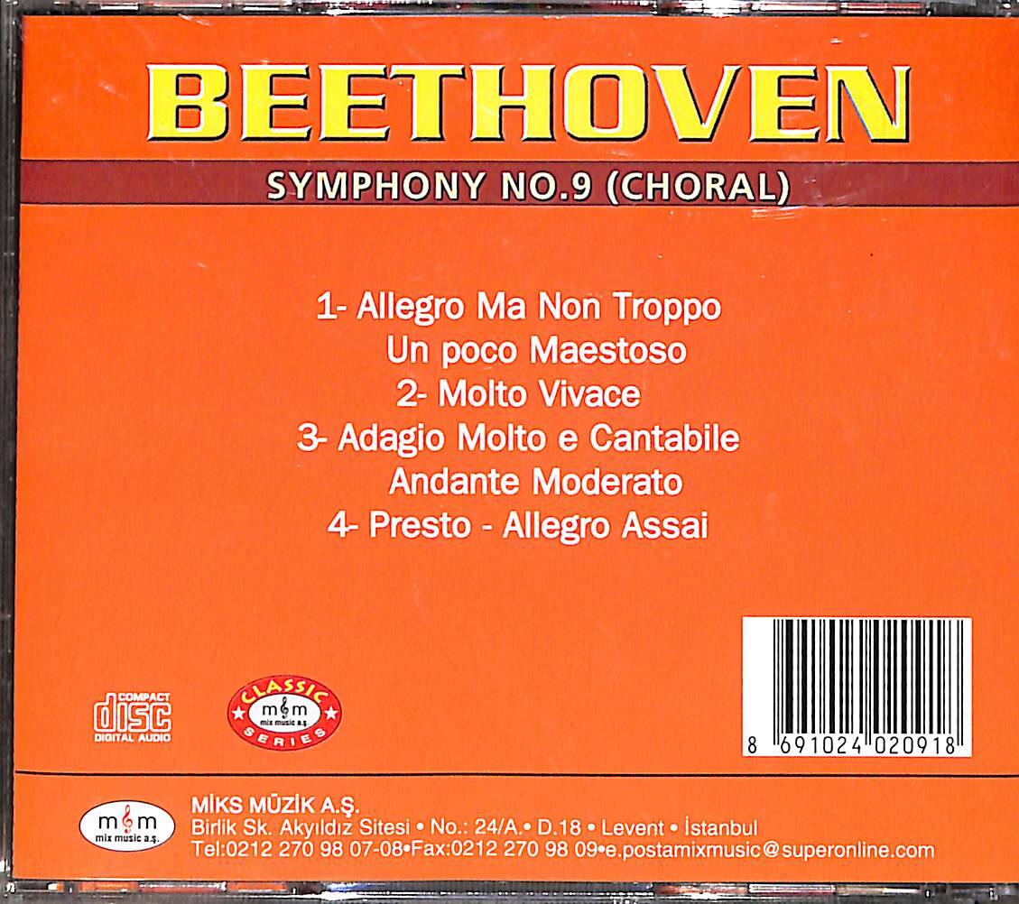 Beethoven - Symphony No.9 (Choral) CD (İkinci El) CD5589 - 2