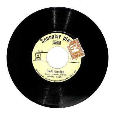 Behiye Aksoy - Elveda Gençliğim / O Yeşil Gözlere Leylam Plak (10/9) PLK21383 - 2