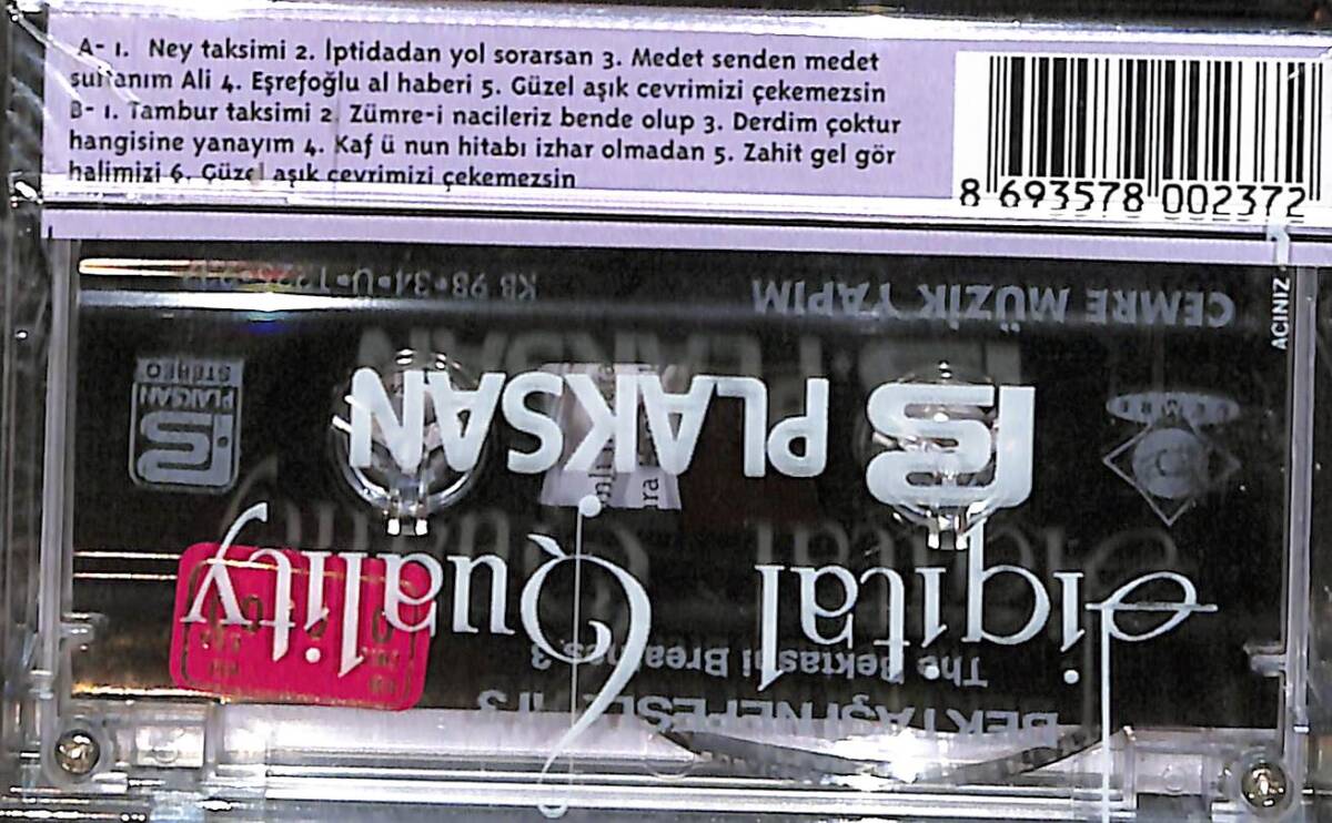 Bektaşi Nefesleri 3 Kaset (Sıfır) KST28656 - 2