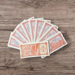 Gürcistan 1 Lari 1993 10'lu Lot ÇİL YKP8068 - 1