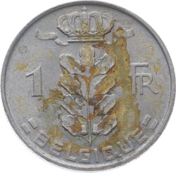 Belçika 1 Frank 1966 *Dutch text* ÇÇT+ YMP11081 - 2