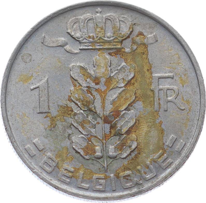 Belçika 1 Frank 1966 *Dutch text* ÇÇT+ YMP11081 - 2