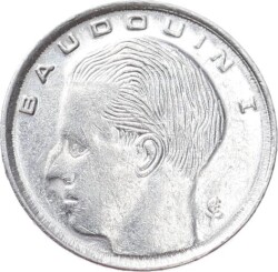 Belçika 1 Frank 1991 ÇÇT Baudouin I - Belgique (Latince ) YMP11006 - 2
