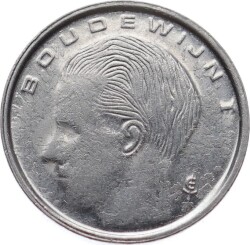 Belçika 1 Frank 1990 *Baudouin I* ÇÇT YMP11085 - 1
