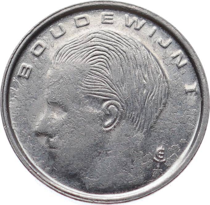 Belçika 1 Frank 1990 *Baudouin I* ÇÇT YMP11085 - 1