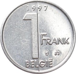 Belçika 1 Frank 1997 ÇT+ Albert II - Belgie (Hollandaca) YMP11005 - 1