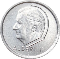 Belçika 1 Frank 1997 ÇT+ Albert II - Belgie (Hollandaca) YMP11005 - 2