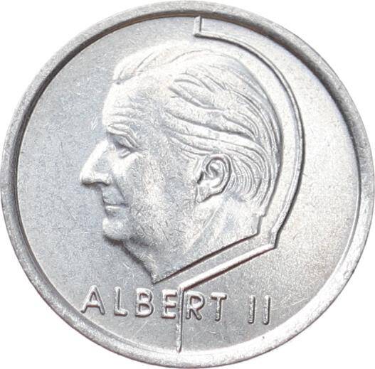 Belçika 1 Frank 1997 ÇT+ Albert II - Belgie (Hollandaca) YMP11005 - 2