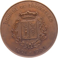 Belçika 1951 Yılı Brüksel Borsa Sarayı Madalyonu MVM2061 - 2