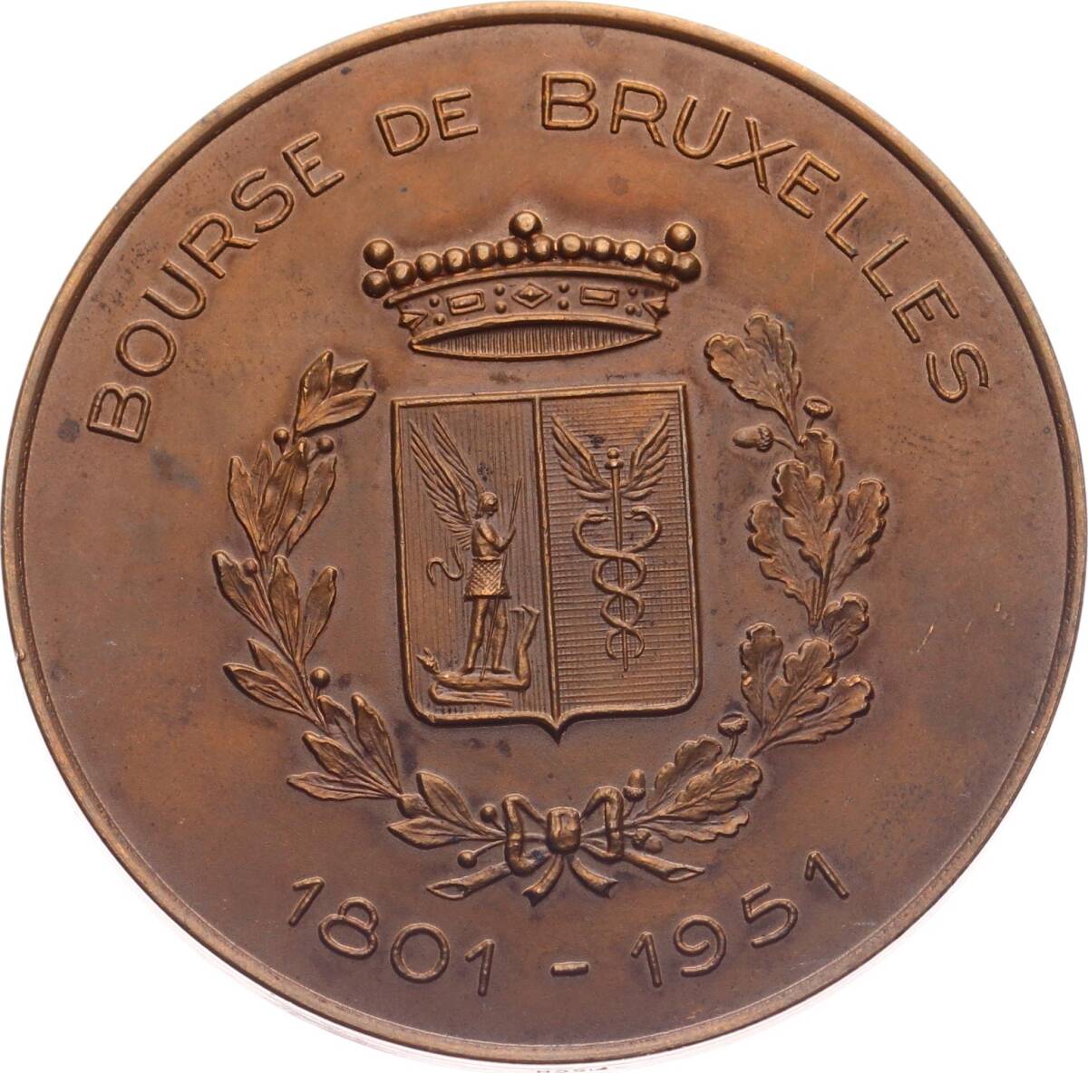 Belçika 1951 Yılı Brüksel Borsa Sarayı Madalyonu MVM2061 - 2