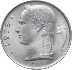 Belçika 5 Frank 1975 *French text* ÇÇT+ YMP11041 - 1