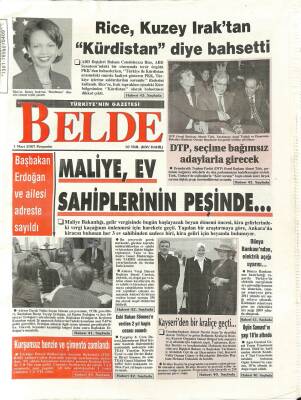 Belde Gazetesi 1 Mart 2007 - Angelina Jolieye Dış İlişkiler Konsey Üyeliği Teklif Edildi GZ109424 - 1
