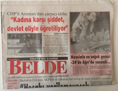Belde Gazetesi 1 Şubat 2006 - Başbakan Erdoğan Hesabı Verilmeyecek Tek Kuruşumuz Yok GZ31235 - 1