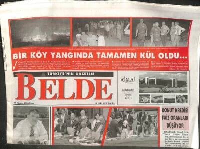 Belde Gazetesi 13 Ağustos 2006 - Bu Yıl Çayda Kayıp 150 Milyon Dolar GZ109998 - 1