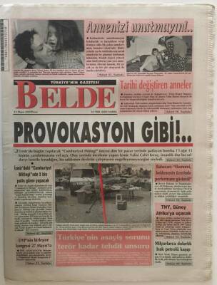 Belde Gazetesi 13 Mayıs 2007 - Teknik Direktör Tayfun Türkmen Ganaya Gidiyor GZ26130 - 1
