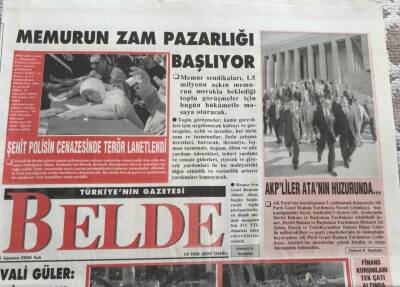 Belde Gazetesi 15 Ağustos 2006-Robin Williams 20 Yıldan Sonra Tekrar Alkolik Oldu GZ45534 - 2