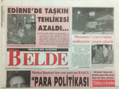 Belde Gazetesi 16 Mart 2006 - Erdem BaşçıPara Politikası Değişmeyecek GZ24798 - 1