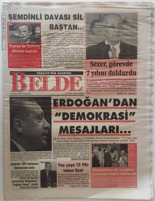 Belde Gazetesi 17 Mayıs 2007 - Erdoğandan Demokrasi Mesajları ... GZ22705 - 1
