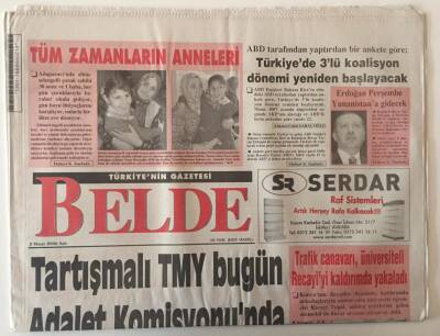 Belde Gazetesi 2 Mayıs 2006 - Tartışmalı TMY Bugün Adalet Komisyonunda GZ31240 - 1