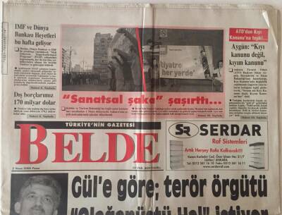 Belde Gazetesi 2 Nisan 2006 - Danıştay İçki Yasağına Vize Vermedi ... GZ22698 - 1