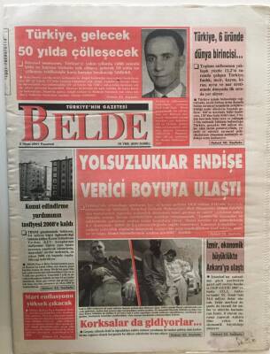 Belde Gazetesi 2 Nisan 2007 - Yolsuzluklar Endişe Verici Boyuta Ulaştı GZ26133 - 1