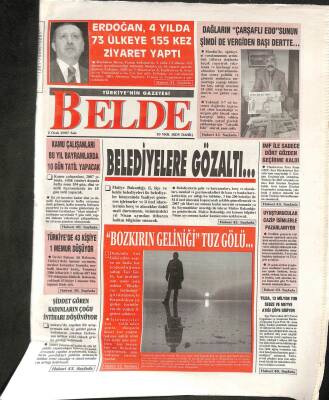 Belde Gazetesi 2 Ocak 2007 - Sinemaya 43 Yıl Hizmet Veren Bir Yıldız...HÜLYA KOÇYİĞİT GZ109445 - 1