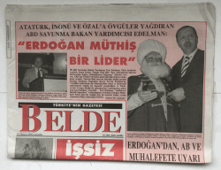 Belde Gazetesi 21 Haziran 2006 - Muğlada Altın Afrodit Heykeli Ele Geçirildi GZ5288 - 1