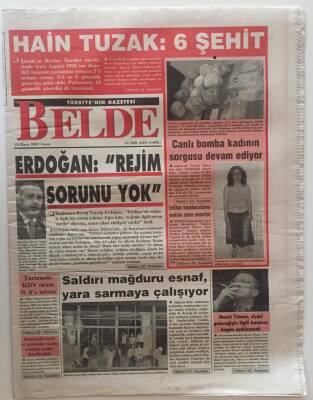 Belde Gazetesi 25 Mayıs 2007 - Erdoğan Rejim Sorunu Yok GZ22701 - 1