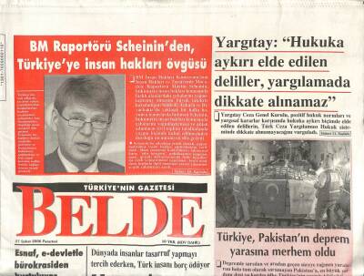 Belde Gazetesi 27 Şubat 2006 - Türk Boğazlarındaki Gemi Trafiği Endişe Verici Boyutlara Ulaştı GZ109933 - 1