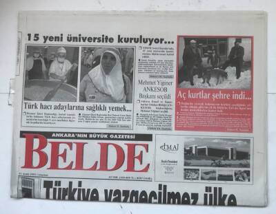 Belde Gazetesi 31 Aralık 2005 - 15 Yeni Üniversite Kuruluyor... GZ8081 - 1