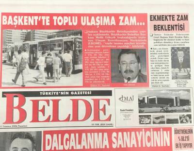Belde Gazetesi 31 Temmuz 2006 Kara Para Aklama Yöntemleri GZ30840 - 1