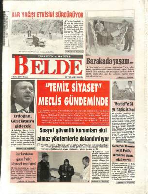 Belde Gazetesi 4 Şubat 2007 - Ünlü İspanyol Sanatçılar,Türkiyenin Tanıtımına Katkıda Bulundu GZ109423 - 1