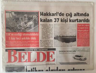Belde Gazetesi 5 Şubat 2006 - İrana Yaptırımın Yolu Açıldı GZ22697 - 1