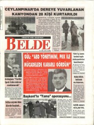 Belde Gazetesi 8 Şubat 2007 - Türk Telekom Adil Rekabet İstiyor - Bartın'dan ABD'ye Yat İhracatı GZ3843 - Gökçekoleksiyon