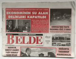 Belde Gazetesi 8 Temmuz 2006 - Talas İle Papadopulos Bugün Görüşecek GZ5292 - 1