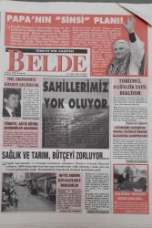 Belde Gazetesi 9 Ekim 2006 -Papanın Gizli Planı GZ14010 - 2