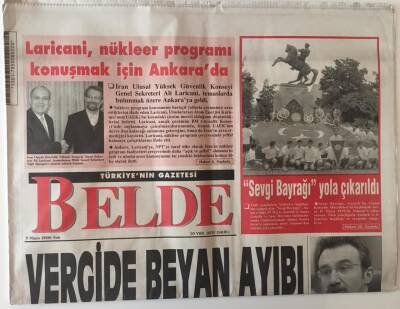 Belde Gazetesi 9 Mayıs 2006 - Vergide Beyan Ayıbı , Babacan Hükümetin Gündeminde Seçim Yok GZ28055 - 1