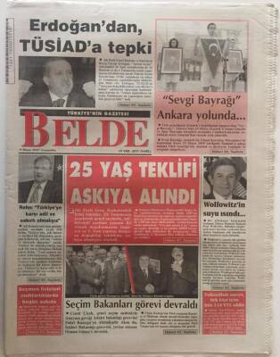 Belde Gazetesi 9 Mayıs 2007 - Milletvekilliğinde 25 Yaş Teklifi Askıya Alındı GZ26140 - 1