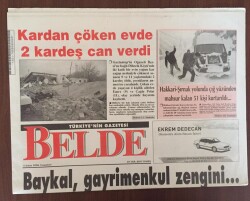 Belde Gazetesi Ekonomi Dünyası Eki İle 4 Şubat 2006 - Baykal Gayrimenkul Zengini GZ10330 - 2