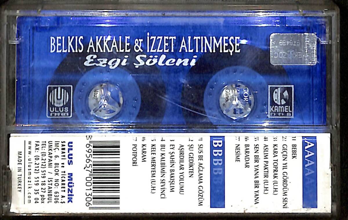 Belkıs Akkale, İzzet Altınmeşe - Ezgi Şöleni Kaset (Sıfır Kaset) KST29572 - 2