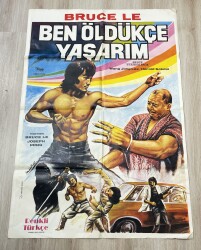 Ben Öldükçe Yaşarım - Bruce Strikes Back (1982) Orijinal Sinema Afişi - Ultra Dev Boy (70x100) - Bruce Le AFIS61 - Gökçekoleksiyon