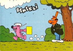 Benekli Animasyon Kartpostal KRT16418 - Gökçekoleksiyon