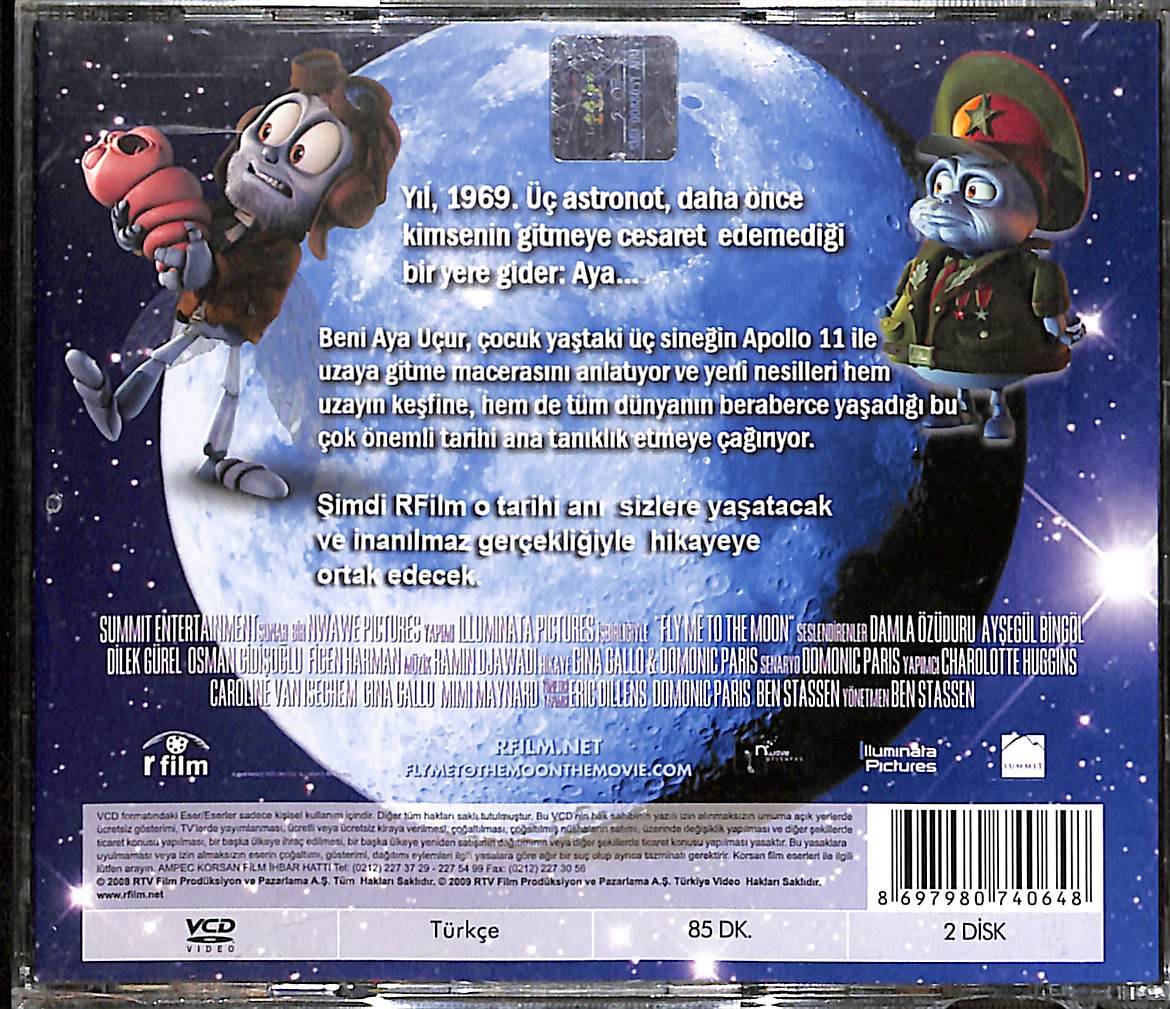 Beni Aya Uçur Koleksiyonluk Orjinal VCD Çizgi Film VCD28534 - 2