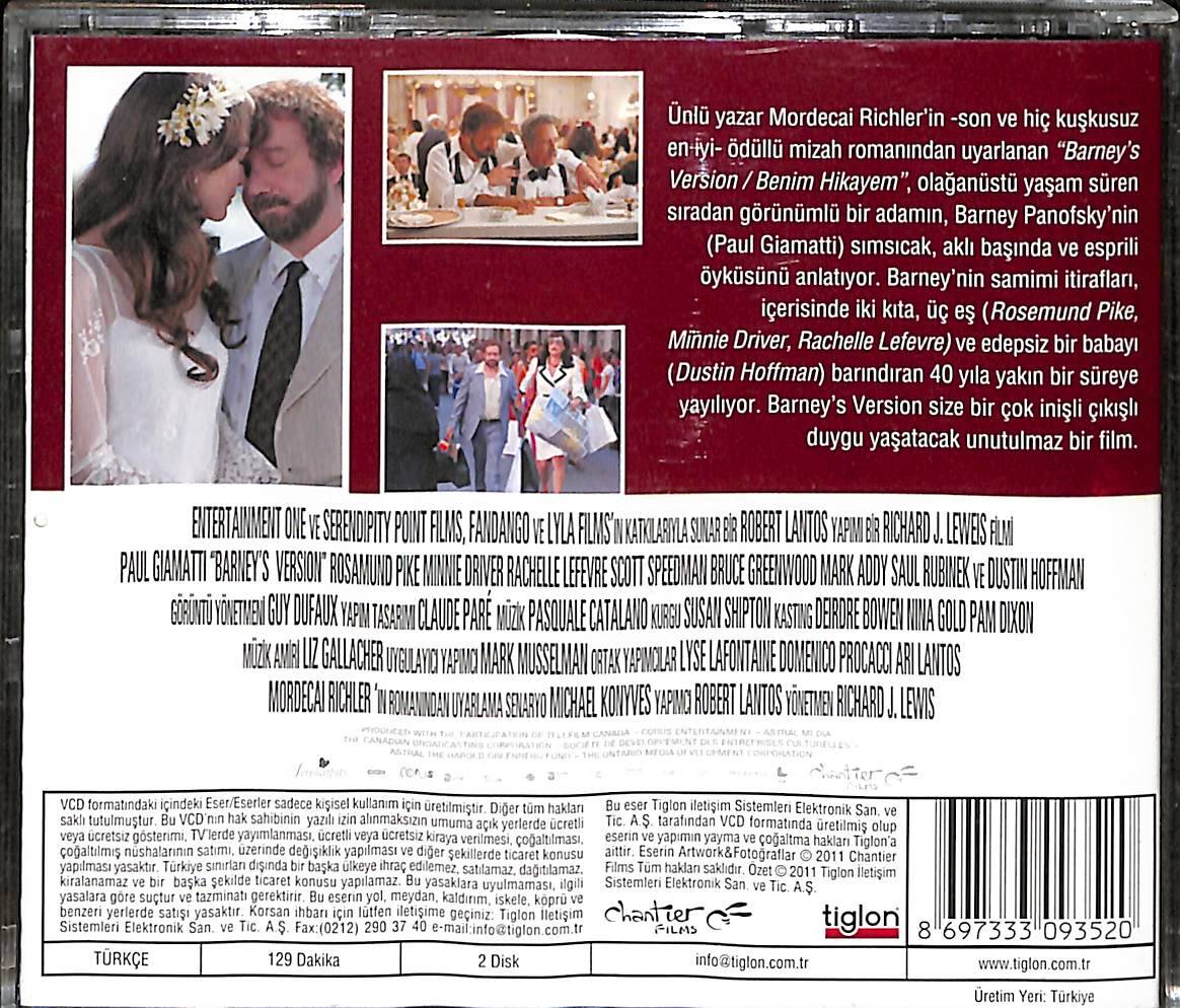 Benim Hikayem - Barney's Version Orijinal VCD Film VCD29476 - 2