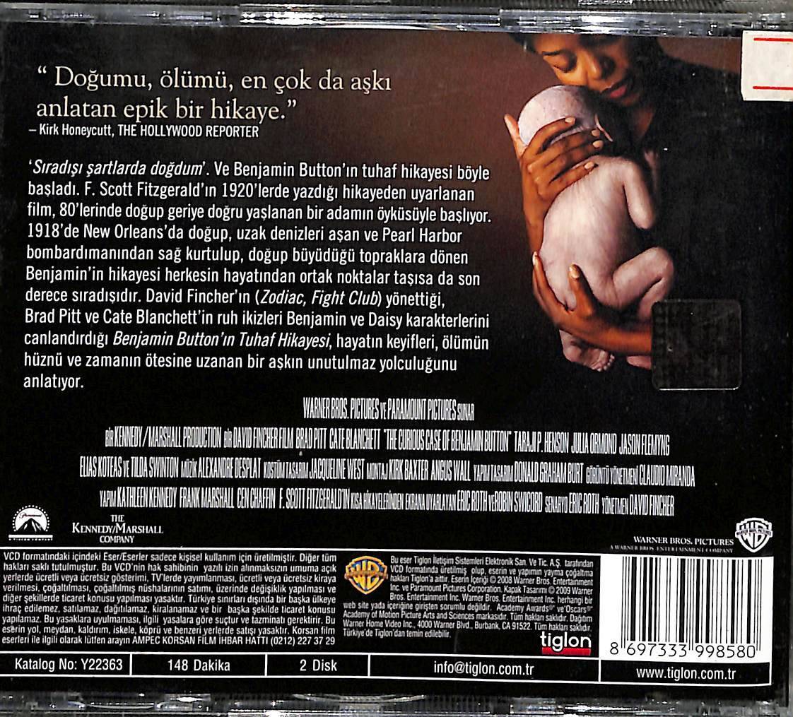 Benjamin Button`ın Tuhaf Hikayesi (Brad Pitt) VCD Film VCD15027 - 2