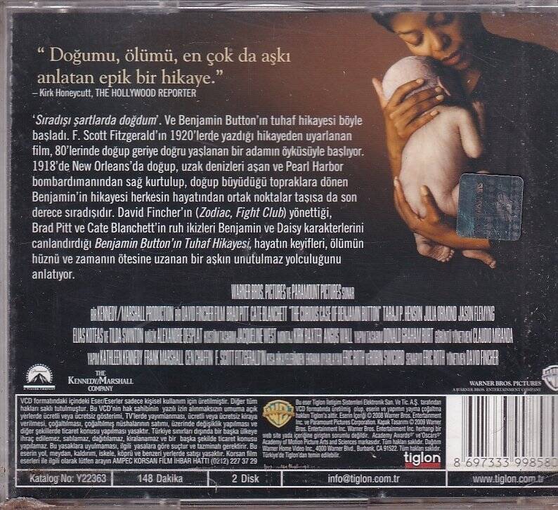 Benjamin Button`ın Tuhaf Hikayesi VCD Film VCD9096 - 2