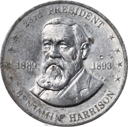 Benjamin Harrison 23rd President of USA 1889-1903 Jeton JTF567 - 1
